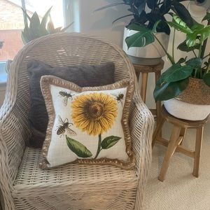 sunflower pillow